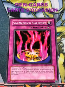 OCCASION Carte Yu Gi Oh SCEAU MAUDIT DE LA MAGIE INTERDITE IOC-FR049 EXCELLENT - Image 1
