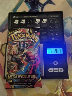 (HEAVY) 22.63g Pokemon TCG Mega Evolution Booster Pack (SEALED)✅ - Image 1