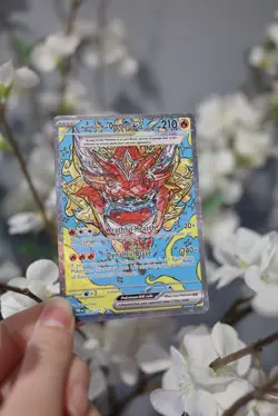 Hearthflame Mask Ogerpon Ex #148 Pokemon Prismatic Evolutions - Image 1