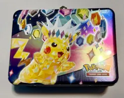 Surging Sparks 2024 Collector's Chest Lunch Box Tin Pokemon TCG - Empty/No Packs - Image 1