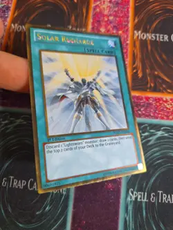 Yu-Gi-Oh! TCG Solar Recharge PGLD-EN046 Gold Rare 1st Edition Near Mint - Image 2