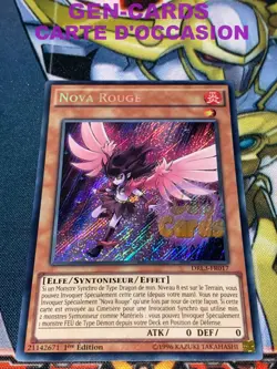 OCCASION Carte Yu Gi Oh NOVA ROUGE DRL3-FR017 1ere edition - Image 1