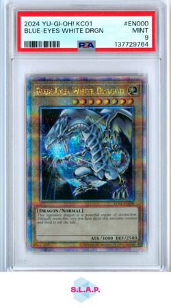 BLUE-EYES WHITE DRGN YU-GI-OH! KC01-25TH ANN ULTIMATE KAIBA SET 2024 EN000 PSA 9 - Image 1