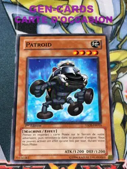 OCCASION Carte Yu Gi Oh PATROID YSDS-FR013 1ere edition EXCELLENT - Image 1