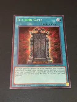 Yu-Gi-Oh! Illusion Gate (CR) - MZMU-EN023 - 1st Ed (NM Printer Error) - Image 1