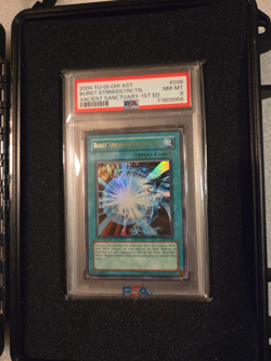 Burst Stream Of Destruction AST 038 1st Ed AST PSA 8 Yugioh NOT BGS/CGC - Image 2