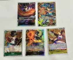 ONE PIECE TCG- PRB 02 The Best Vol 2 Lot Of 5 SABO Cards - Image 1