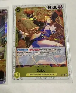 ONE PIECE TCG- PRB 02 The Best Vol 2 Lot Of 5 SABO Cards - Image 5