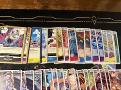 One Piece Tcg Lot 0P11 A Fist of Divine Speed C, U, R, L, & SEC 60 Cards!! - Image 4