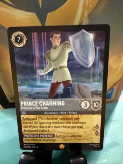 Disney Lorcana - WitW Prince Charming Protector of the Realm 189/204 Legendary - Image 1