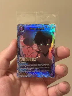 Union Arena Solo Leveling Sung Jinwoo Winner UEPR/SLG-1-019 Sealed - Image 1