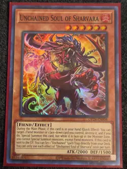 Unchained Soul of Sharvara OP24-EN008 Super Rare NM OTS - Image 1