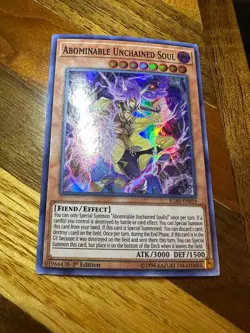 Abominable Unchained Soul IGAS-EN019 1st Edition Super Rare LP + BONUS - Image 1