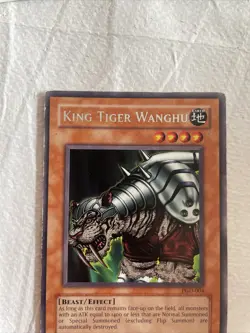 PGD-004 YUGIOH KING TIGER WANGHU RARE LP - Image 3