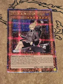 YuGiOh! SPYRAL Master Plan RA04-EN276 Quarter Century Secret Rare - Near Mint - Image 1