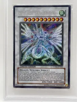 Majestic Star Dragon 2009 PSA 9 MINT Secret Rare CT06-EN003 Tin Promo Yugioh - Image 3