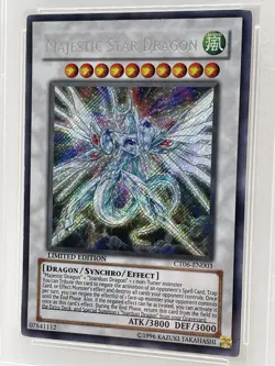 Majestic Star Dragon 2009 PSA 9 MINT Secret Rare CT06-EN003 Tin Promo Yugioh - Image 4