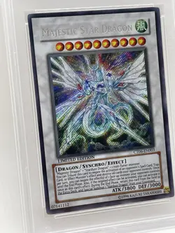 Majestic Star Dragon 2009 PSA 9 MINT Secret Rare CT06-EN003 Tin Promo Yugioh - Image 5