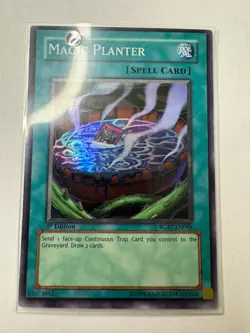 YUGIOH Magic Planter Super Rare 1st Edition RGBT-EN048 - Image 1