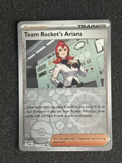 Team Rocket's Ariana Uncommon Reverse Holofoil 171/182 SV10: Destined Rivals NM - Image 1