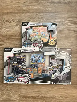 Pokemon Unova Victini & Premium Collection, Black Bolt, White Flare - Sealed - Image 1