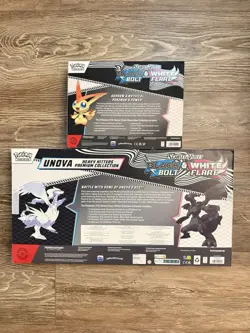 Pokemon Unova Victini & Premium Collection, Black Bolt, White Flare - Sealed - Image 2