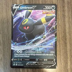 Pokemon Umbreon V Promo Holo Single Strike SWSH203 Sword & Shield 200 HP - Image 1