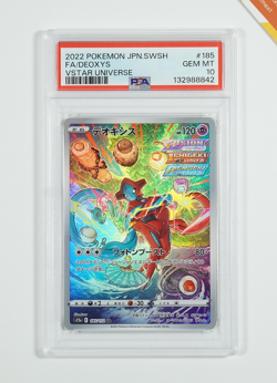 Pokemon PSA 10 Deoxys #185 Full Art S12a Vstar Universe 2022 Japanese - Image 1
