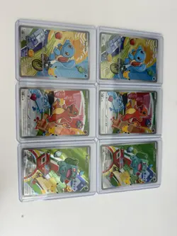 Pokemon TCG 30th Anniversary First Partner Kanto Region Set of 6 Promo - Image 1
