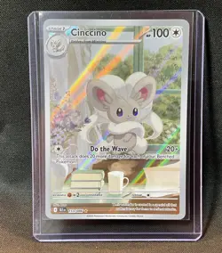 🤍🧵 Pokemon Cinccino #153/086 – Black Bolt Holo CLEAN COPY 🧵🤍 - Image 1