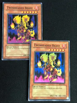 YUGIOH TWINHEADED BEAST DBT-EN003 SUPER X2 (MP) - Image 1