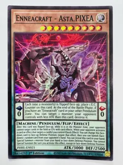 Yu-Gi-Oh Enneacraft Asta .PIXIEA Super Rare 1st Edition NM - Image 1