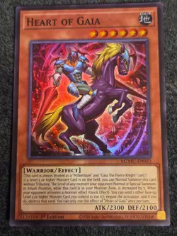 HEART OF GAIA - MZMU-EN033 - YUGIOH - Super Rare - 1st Ed. - NM/M - Image 1