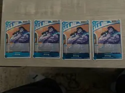 One Piece TCG Blue Deck Core Lot Playsets Arlong Aladine Kuroobi Jinbe + Events - Image 4