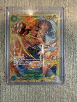 MONKEY D LUFFY - One Piece OP13-118 - SEC Secret Rare - Carrying On His Will - Image 1