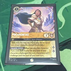 Disney Lorcana Winterspell Pocahontas - Peacekeeper 22/204 Legendary Non-Foil - Image 1
