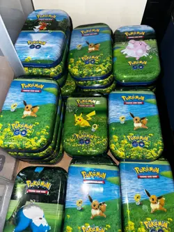 Pokemon Cards 60x Card Mini Tin Gift Bundle & Ultra Rare Coin Bulk Bundle Joblot - Image 1