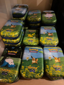 Pokemon Cards 60x Card Mini Tin Gift Bundle & Ultra Rare Coin Bulk Bundle Joblot - Image 2