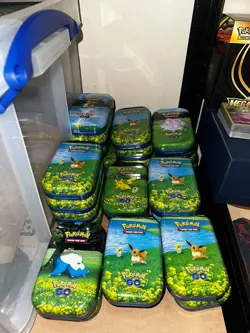Pokemon Cards 60x Card Mini Tin Gift Bundle & Ultra Rare Coin Bulk Bundle Joblot - Image 3