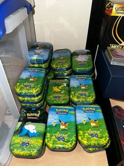 Pokemon Cards 60x Card Mini Tin Gift Bundle & Ultra Rare Coin Bulk Bundle Joblot - Image 4