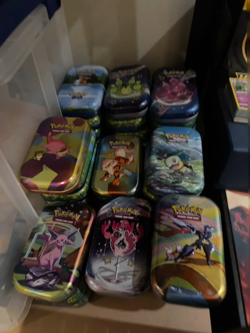 Pokemon Cards 60x Card Mini Tin Gift Bundle & Ultra Rare Coin Bulk Bundle Joblot - Image 2
