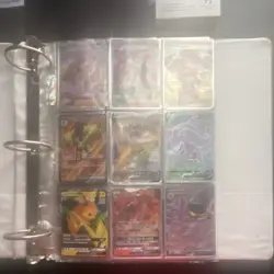 Nintendo Pokemon TCG Binder Lot Ex, Gx, Vmax, Graded, Holo Promo Cards - Image 1
