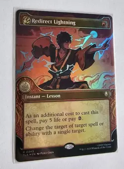 Redirect Lightning | Showcase Foil | ATLA | Rare MTG Card | TLA #0343 - Image 1