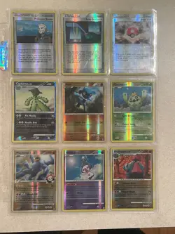 Pokemon Card Lot 9 Vintage Reverse Holos 🔥LP - HP 2007-2011 DP era - Image 1