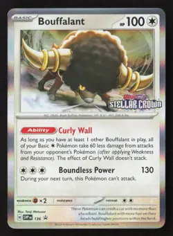 Bouffalant - Promo SV: Scarlet & Violet Promo Cards 136 NM - Image 1