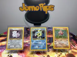 Lot Of 5 Vintage Unlimited Base Set Holo Pokemon Cards WOTC TCG LP-MP - Image 1