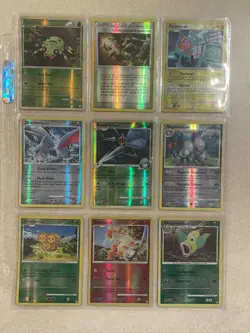 Pokemon Card Lot 9 Vintage Reverse Holos 🔥LP - HP 2007-2009 DP era - Image 1