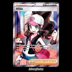 Hilda 164/086 - 2025 White Flare Full Art Ultra Rare Holo - Pokemon Card NM - Image 1