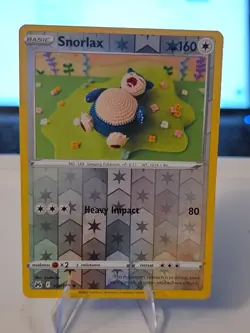 Pokemon TCG Snorlax Crown Zenith Card 109/159 Regular Rare Mint Fast Shipping - Image 1
