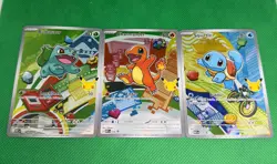 Pokemon First Partner Illustration Collection Series 1 Kanto Promos 3 Card Lot - Image 1